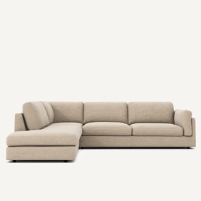 Hoekzetel met longchair van katoenmix César