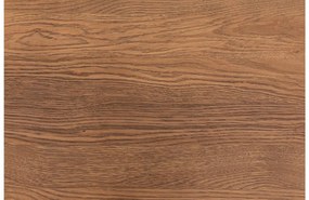 Goossens Salontafel Bjarte vierkant, hout eiken donker bruin, stijlvol landelijk, 90 x 40 x 90 cm