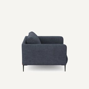 Fauteuil in katoen en linnen Oscar design E. Gallina