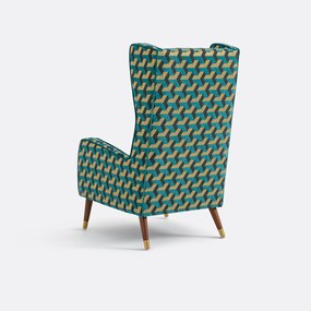 Fauteuil XXL in fluweel, (Y)