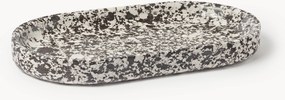 Serveerschaal van samengesteld marmer Elara, B 38 cm