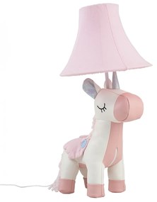 Kinder tafellamp eenhoorn roze incl LED - Elsa Kinderlamp Binnenverlichting Lamp