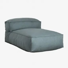 Fauteuil Chaise Longue In Dojans-stof Groen – Ether - Sklum