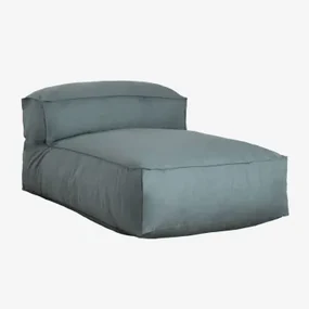 Fauteuil Chaise Longue In Dojans-stof Groen – Ether - Sklum