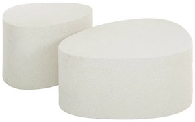 Salontafel Set Van 2 Driehoekig Stone