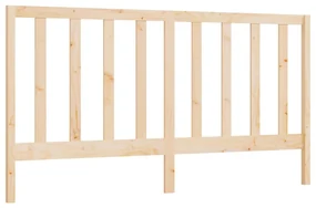 vidaXL Hoofdbord 186x4x100 cm massief grenenhout