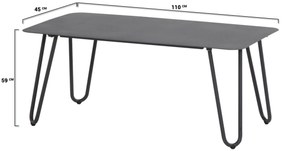 Stoel en Bank Loungeset 5 personen Wicker Grijs  Garden Collections Toronto/Cool