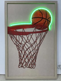 Neon Art Basketball