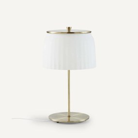 Lamp op voet opaline Canelé