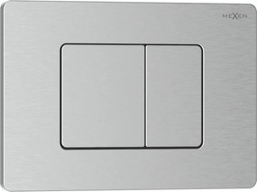 Mexen Tex 05 spoelknop roestvrij staal, inox - 6105-10