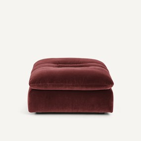 Modulaire fluwelen voetensteun, GIULIANO