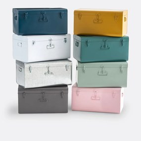 Koffer in staalmetaal, Masa