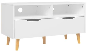 vidaXL Tv-meubel 90x40x48,5 cm spaanplaat wit