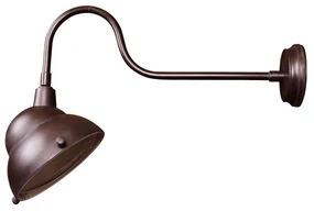 Clyde wandlamp bruin XXL