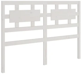 vidaXL Hoofdbord 165,5x4x100 cm massief grenenhout wit