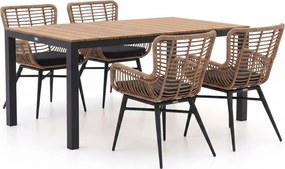 + 15% kassakorting | Diningset Intenso | 4 personen | Tuinset polywood | 5-delig | Kees Smit Tuinmeubelen