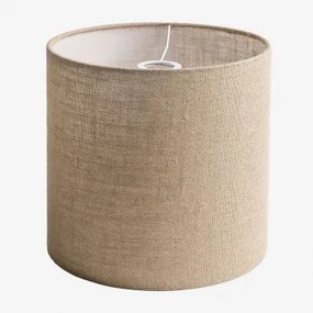 Arlina Stoffen Lampenkap Beige – Linnen & Ø30 Cm - ↑30 Cm - Sklum