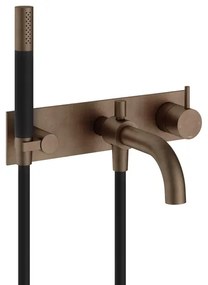 Hotbath COBBER Afbouwdeel - Inbouw douche/badmengkraan - Verouderd messing CB126EXTAB