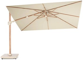 Platinum Challenger zweefparasol 2.6x3.5m T2 premium (excl.voet) champagne