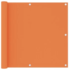 vidaXL Balkonscherm 90x400 cm oxford stof oranje