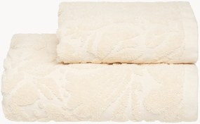 Jacquard handdoekenset Safi van katoen, 2-delig