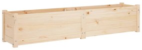 vidaXL Plantenbak verhoogd 150x31x31 cm massief grenenhout