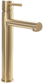 Wastafelkraan Rea Tess Gold Brush High