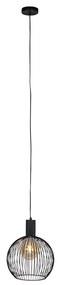 Design ronde hanglamp zwart 30 cm - Dos Modern, Design E27 Binnenverlichting Lamp