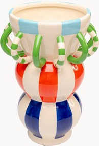 Handbeschilderde decoratieve vaas Harlequin, H 33 cm