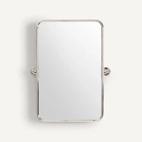 Chroom kantelspiegel H75,5cm Cassandre