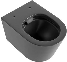 Mondiaz Lavie toiletpot randloos en diepspoel dark grey