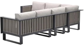 Garden Impressions Gabon hoek loungeset 4-delig taupe