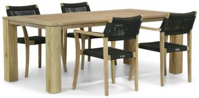 Tuinset 4 personen 200 cm Rope Groen Lifestyle Garden Furniture Dallas/Brighton