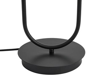 Art Deco tafellamp zwart 2-lichts - Tuning