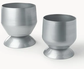 Plantenpottenset Renya van metaal (set van 2)