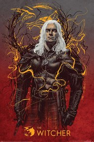 Poster The Witcher - Geralt the White Wolf, (61 x 91.5 cm)