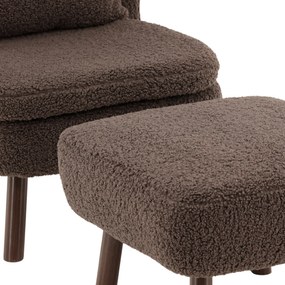 Teddy Fauteuil Met Voetenbank