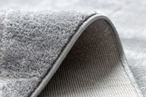 Tapijt MEFE modern  Rond ,  2783 marmeren  ,  - Structureel,  twee poolhoogte , donker grijskleuring