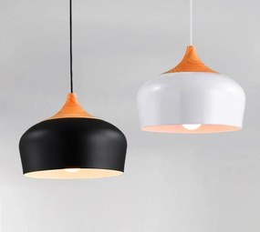 Enkele hanglamp Bari Zwart
