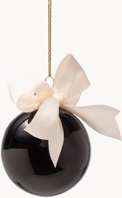 Mondgeblazen kerstbal Bow