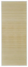 vidaXL Tapijt 100x160 cm bamboe natuurlijk