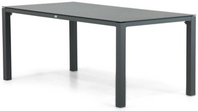 Tuinset 4 personen 180 cm Aluminium/textileen Grijs Hartman Sitges/Mateo