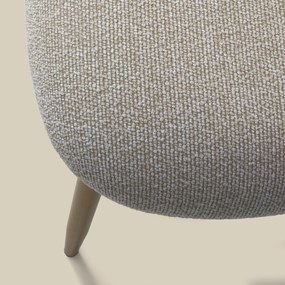 Eiken Eetkamerstoel Met Ronde Rug Creme