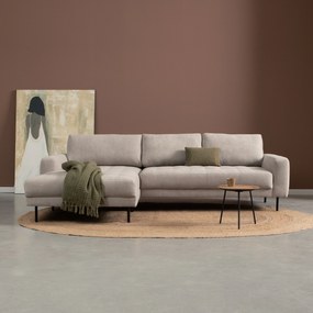 PEPP Interiors Oreo Beige Bank Hoge Poot Chaislongue Links