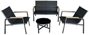 Moreno Garden Point tuinset zwart