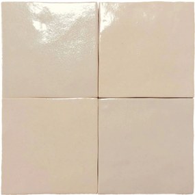 Wandtegel Velsa Manara Clay 10x10cm tantan beige glans