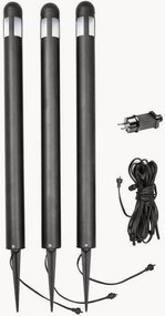 Outdoor LED priklampen Amalfi, 3-delig