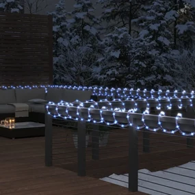 vidaXL Lichtslinger met 1200 LED's warmwit 50 m PVC