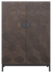 Tower Living Moderne Kast Donker Eiken San Marino - 110x45x160cm.