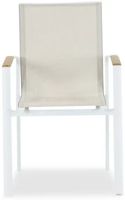 Tuinset 8 personen 300 cm Aluminium/textileen Wit Lifestyle Garden Furniture Fiora/Los